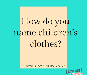 How do you name children’s clothes?