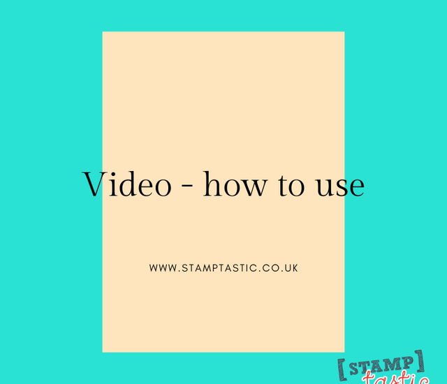 Video - how to use