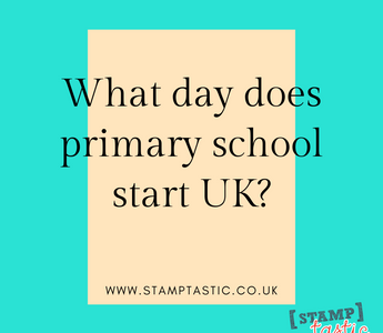 What day does primary school start UK? 