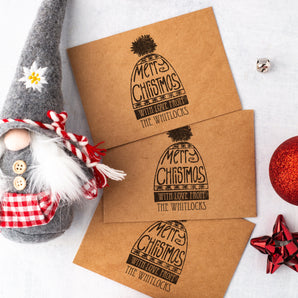 Personalised Xmas Hat Stamp