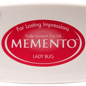 Memento Lady Bug Inkpad - stamptastic-uk