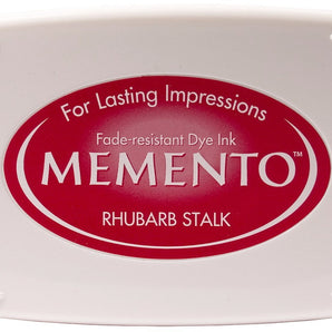 Memento Rhubarb Stalk Inkpad - stamptastic-uk