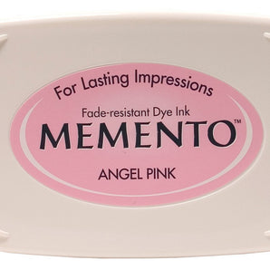 Memento Angel Pink Inkpad - stamptastic-uk