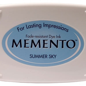 Memento Summer Sky Inkpad - stamptastic-uk