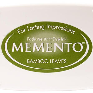 Memento Bamboo Leaves Inkpad - stamptastic-uk