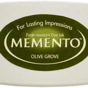 Memento Olive Grove Inkpad - stamptastic-uk