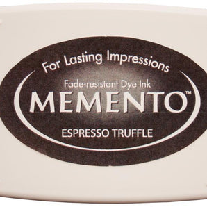 Memento Espresso Truffle Inkpad - stamptastic-uk