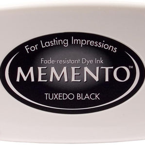 Memento Tuxedo Black Inkpad - stamptastic-uk