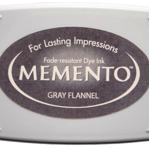 Memento Gray Flannel Inkpad - stamptastic-uk