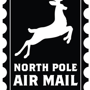 North Pole Stamp - Reindeer Express