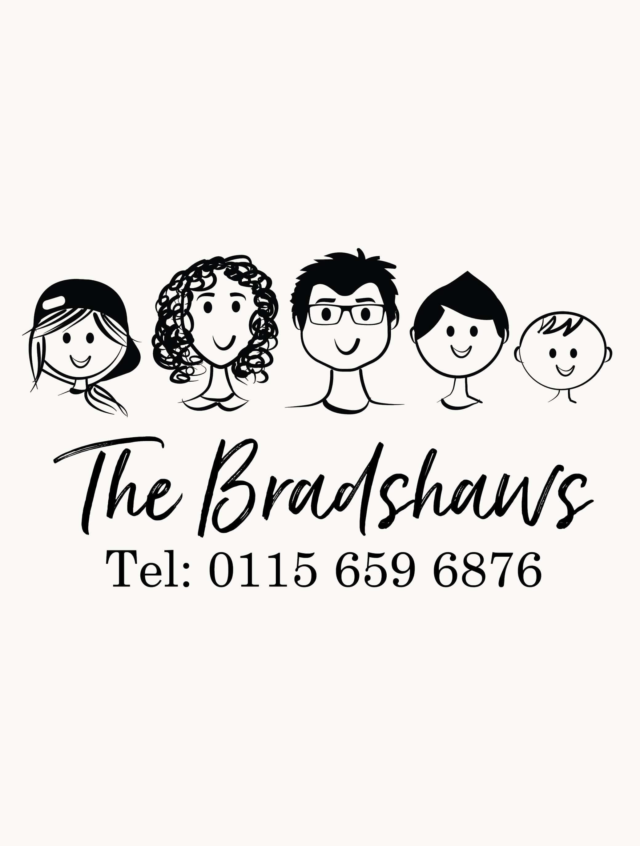 Fun Family Portrait Personalised Stamp - Small - stamptastic-uk