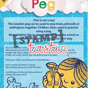 Starting School Free Resource: Personal Peg Activity - stamptastic-uk