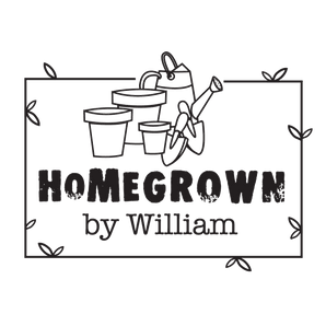 Homegrown By..... with Watering Can Stamp - stamptastic-uk