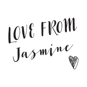 Love from Diagonal Heart stamp - stamptastic-uk