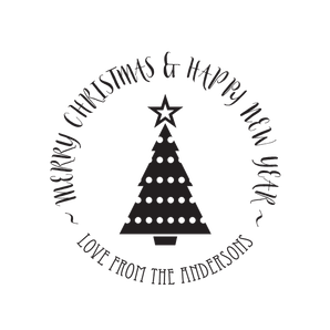 Christmas Tree Stamp - stamptastic-uk